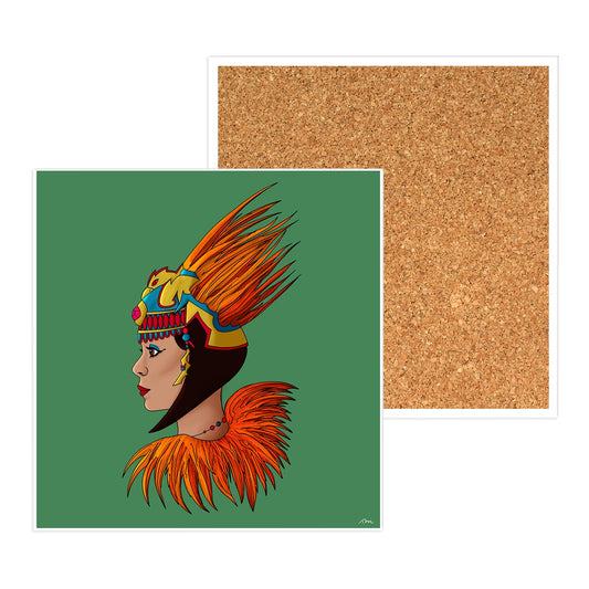 Phoenix Queen Ceramic Coaster
