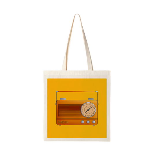 Retro Radio Tote Bag