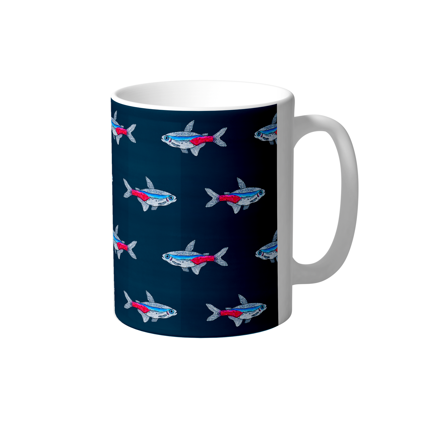 Neon Tetra Fish 10oz Ceramic Mug