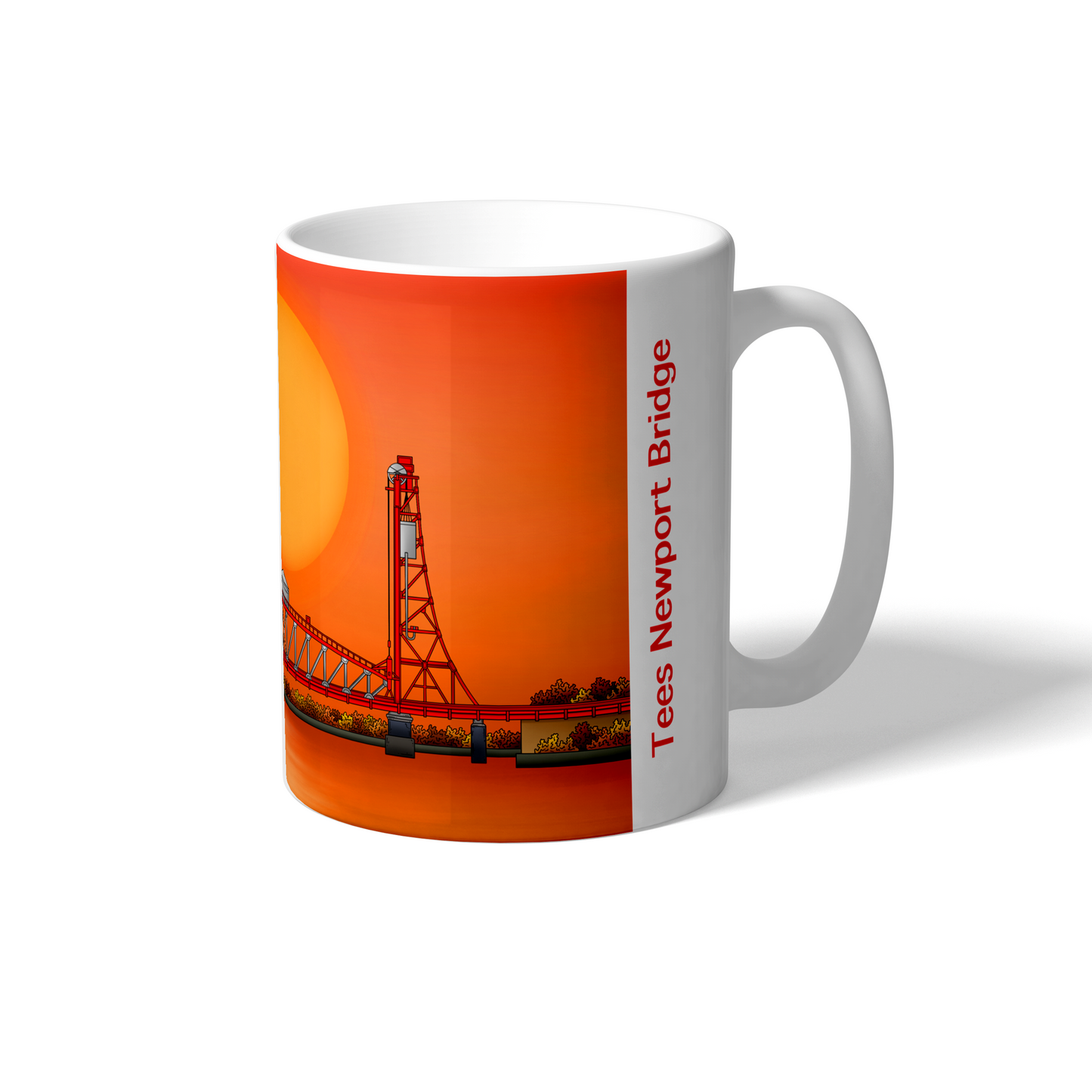 Tees Newport Bridge 10oz Ceramic Mug