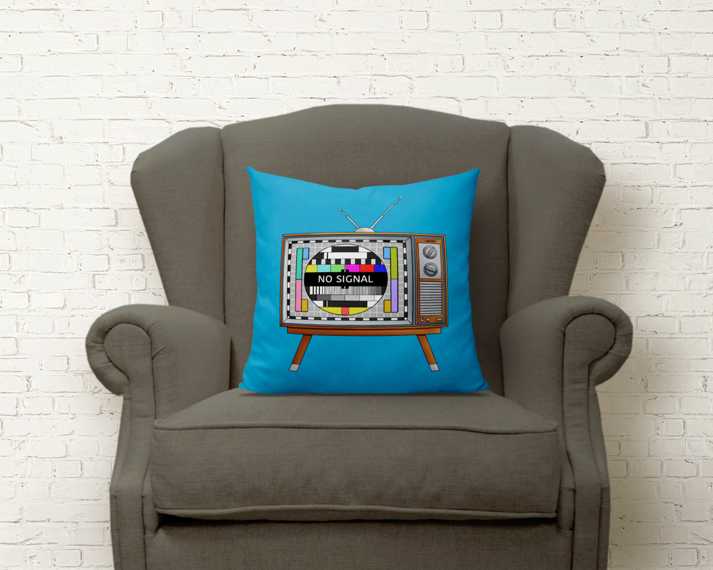 Retro Television Cushion