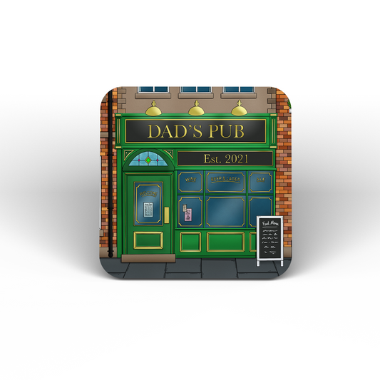 Dad’s Pub Coasters (Set of 4)