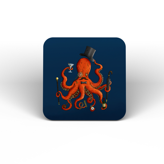 Deeply Dapper Octopus Coaster