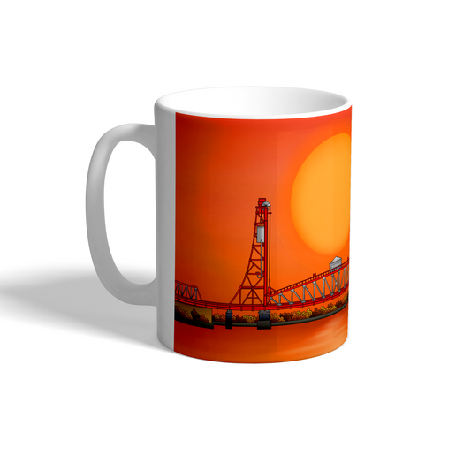 Tees Newport Bridge 10oz Ceramic Mug