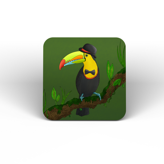 Toucan About Town Toucan Coaster