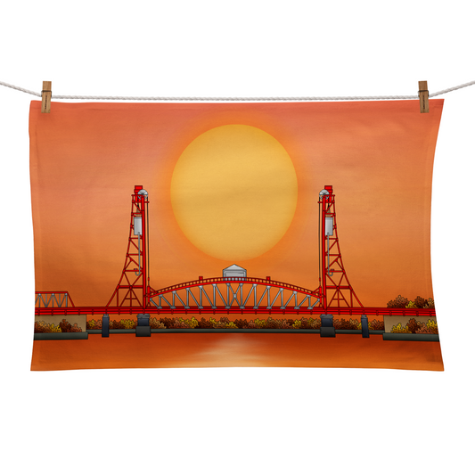 Tees Newport Bridge Tea Towel